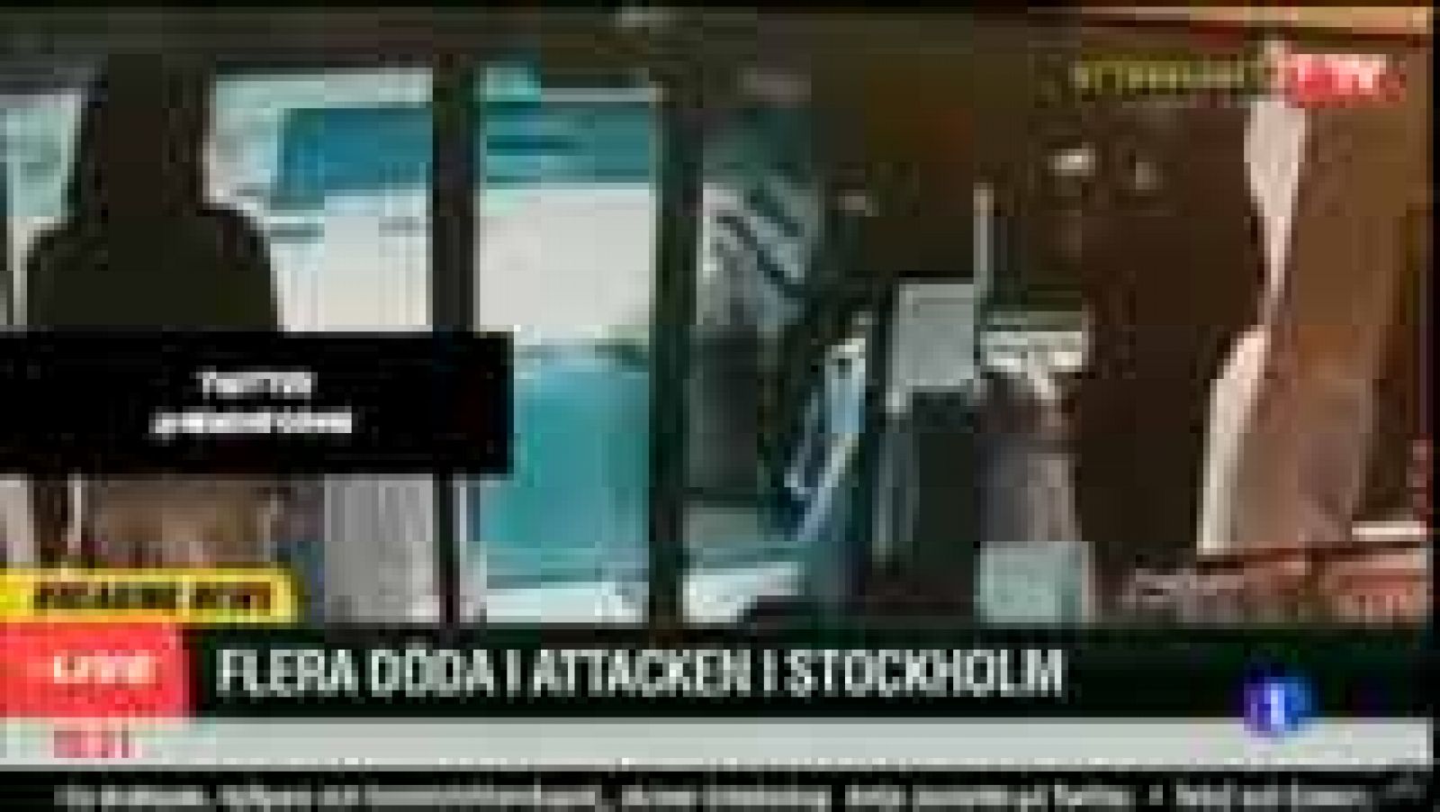 Telediario 1: Una cámara graba el atropello de Estocolmo | RTVE Play