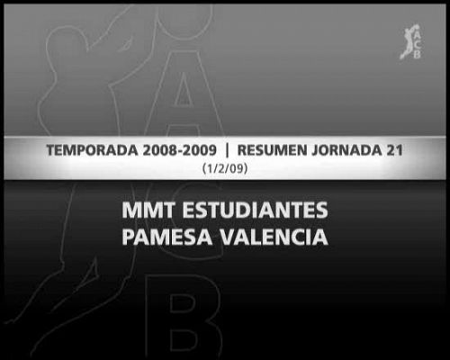 Baloncesto en RTVE - MMT Estudiantes 77-81 Pamesa V
