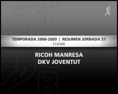 Baloncesto en RTVE - Ricoh Manresa 83-84 DKV Joventut
