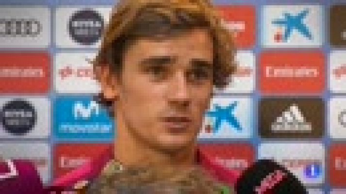Telediario 1 - Griezmann: "¿El Madrid? No descarto nada; ojalá pueda seguir en el Atlético"