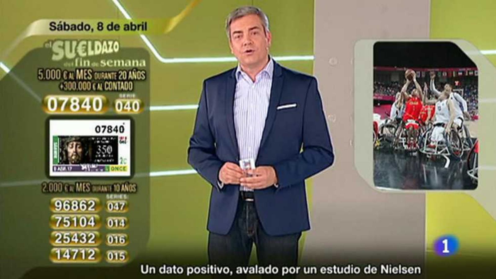 Sorteo ONCE - 08/04/17 - ver ahora