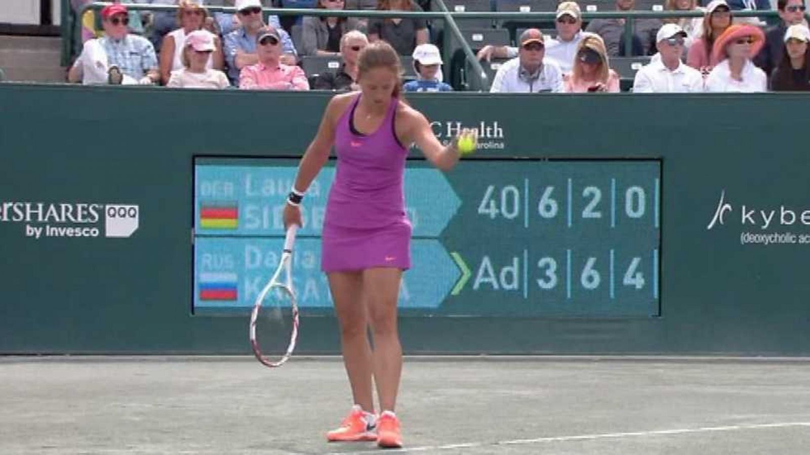 Tenis - WTA Torneo Charleston (EEUU) 1ª semifinal: L. Siegemund - D. Kasatkina