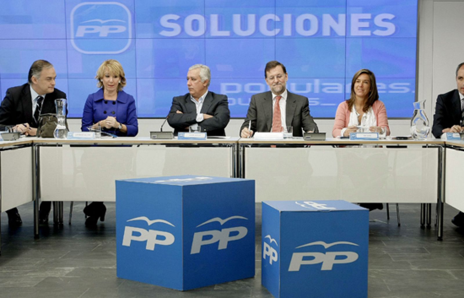 La supuesta trama de espionaje ha estado presente en la reunión del Mariano Rajoy con los presidentes autonómicos del PP | Ver
