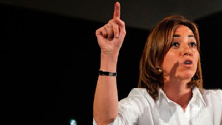 Telediario 1 - Carme Chacón sufría una cardiopatía congénita conocida como "corazón al revés"