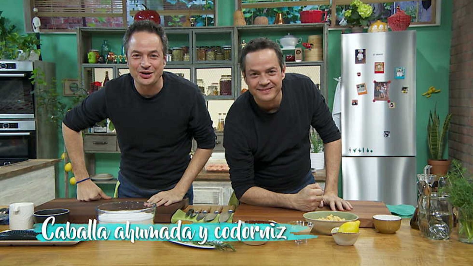 Torres en la cocina - Caballa ahumada con hummus y codorniz en pimiento - ver ahora