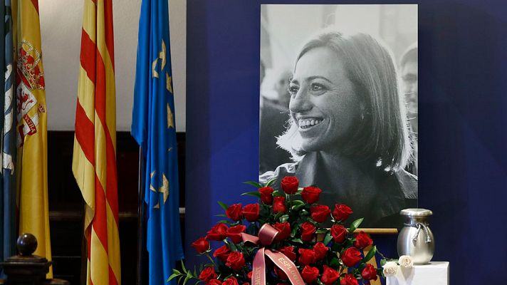 Telediario 1 - Último adiós a Carme Chacón en Esplugues de Llobregat
