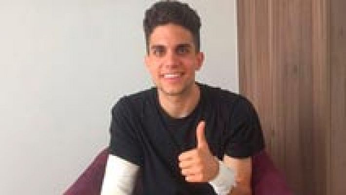 Telediario 1 - Bartra, operado con éxito: "Ya estoy mucho mejor"