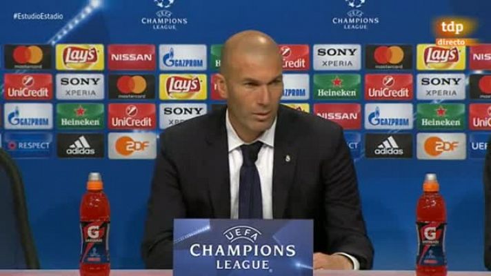 Champions League - Zidane: "Todavía queda un partido de vuelta"