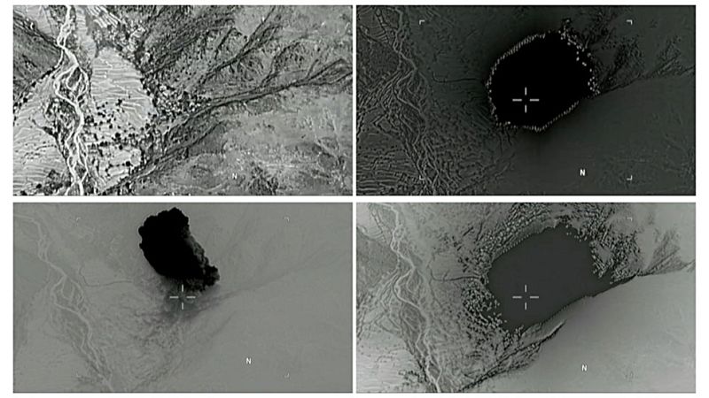 El Pentágono muestra cómo fue la explosión de la "madre de todas las bombas"