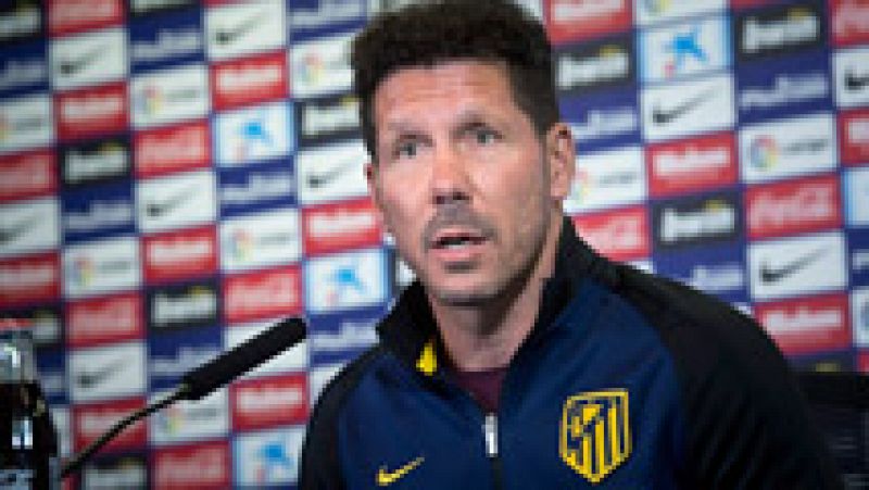 El entrenador del Atlético de Madrid, Diego Pablo Simeone, ha llamado a la afición atlética a acudir al partido contra Osasuna de este sábado para luchar "como uno más".