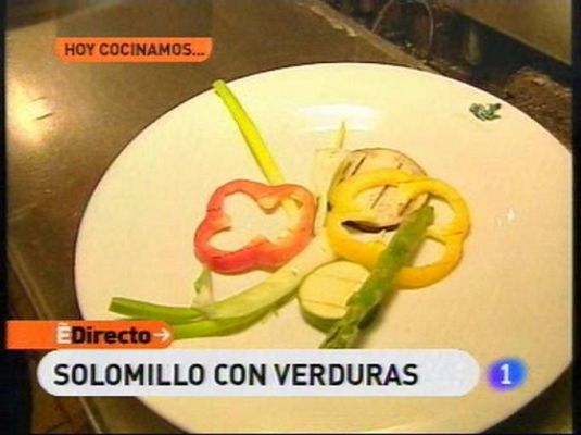 Solomillo con verduras