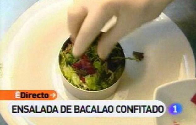 RTVE Cocina - Ensalada de bacalao confitado