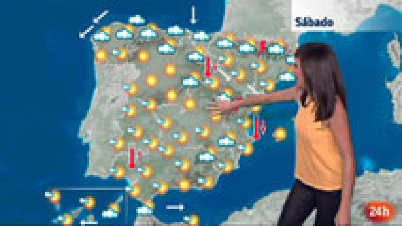 El tiempo: Bajan los termómetros en la mitad nordeste peninsular y suben en Canarias | RTVE Play