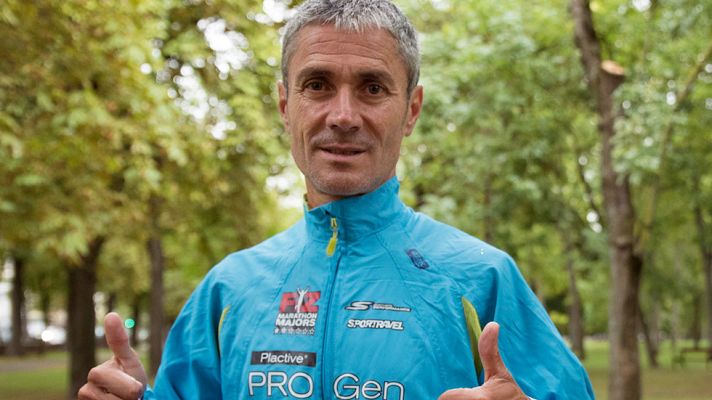 Telediario 1 - Martín Fiz, más cerca de su reto