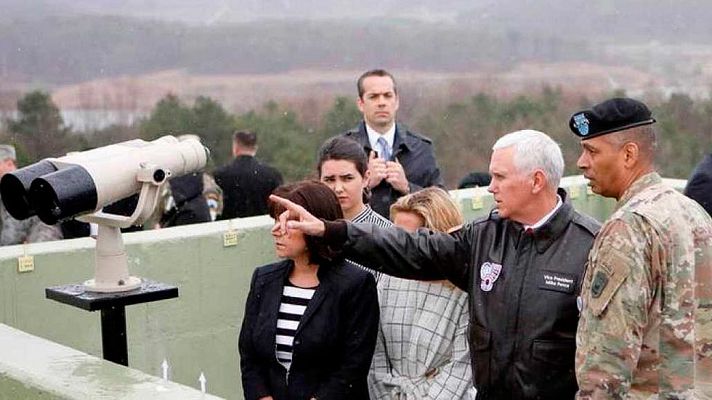 Mike Pence visita Corea del Sur