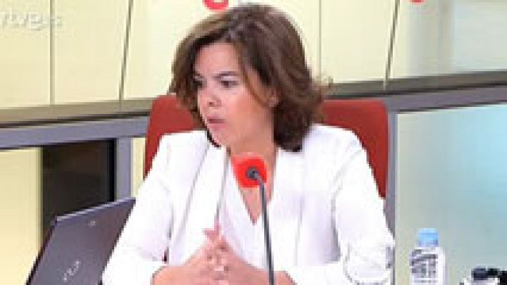  - Sáenz de Santamaría asegura que la Generalitat "ha perdido la capacidad de representar a los catalanes"