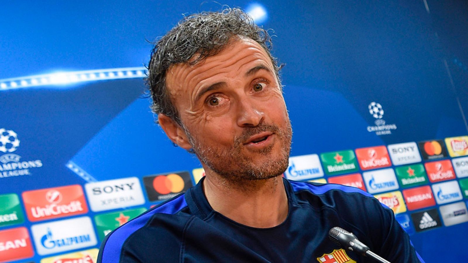 Luis Enrique: "Nuestro objetivo es meter cinco goles"