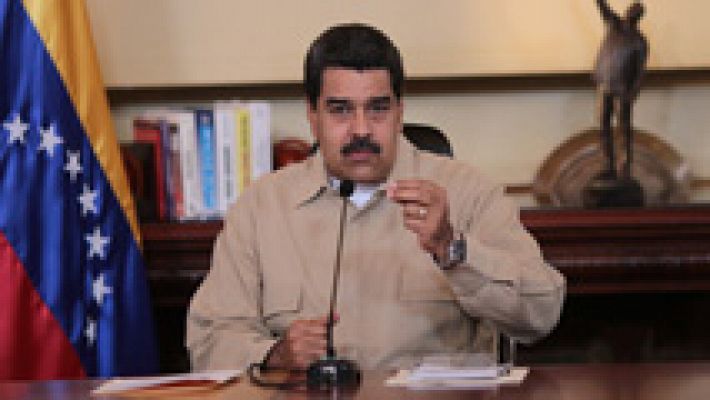 Telediario 1 - Maduro acusa de incitación al golpe de Estado