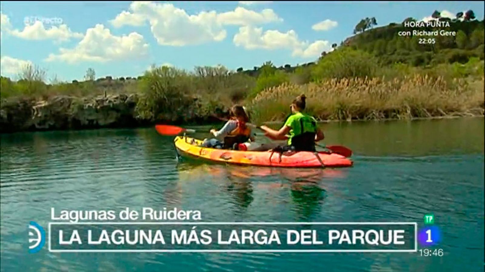 España Directo - Navegamos en kayak por las Lagunas de Ruidera