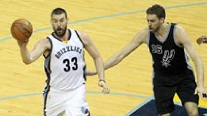 Marc Gasol lidera a los Grizzlies para recortar las distancias con los Spurs de Pau