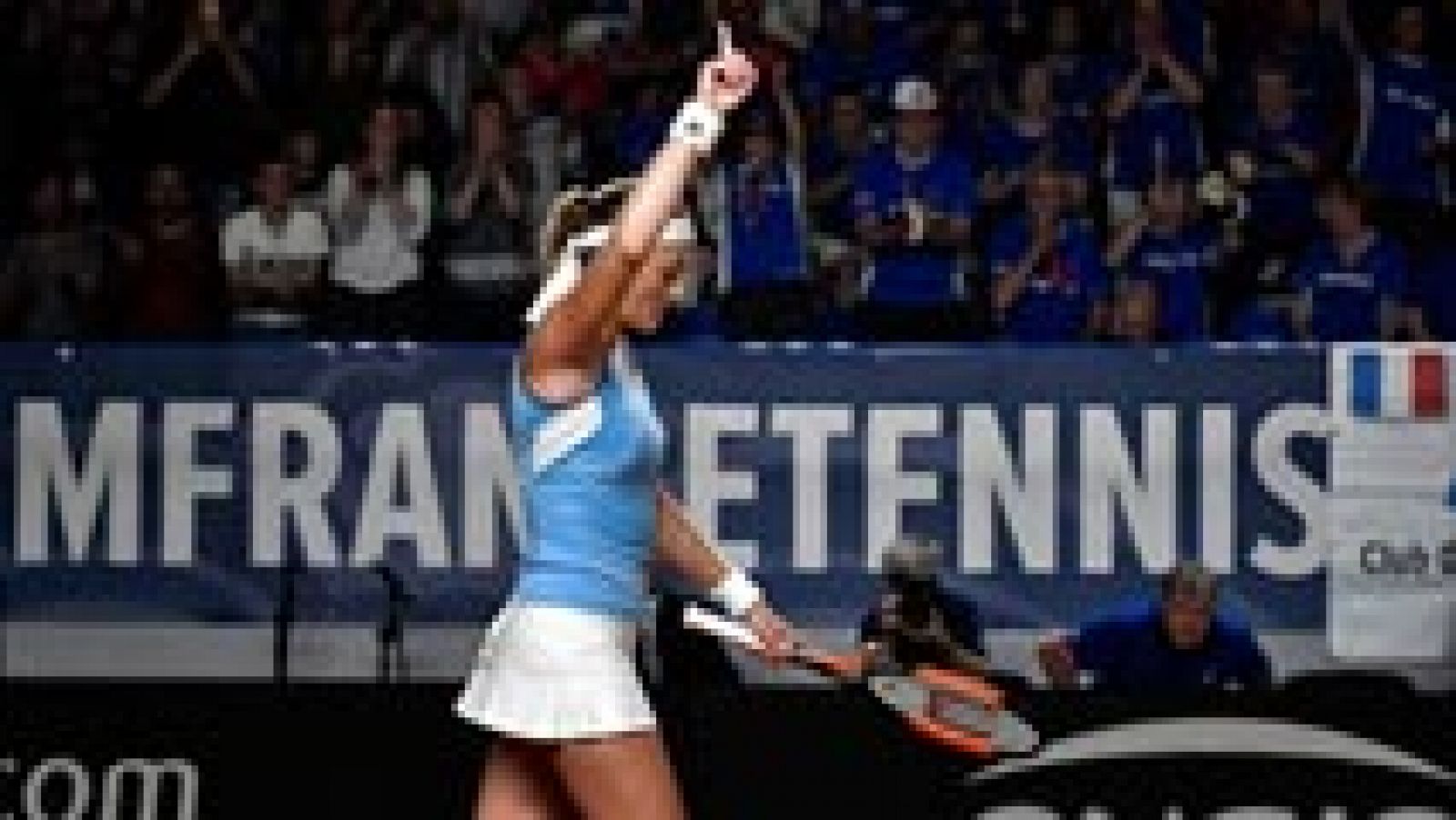 Mladenovic vence a Silvia Soler y adelanta a Francia (1-0) | Ver