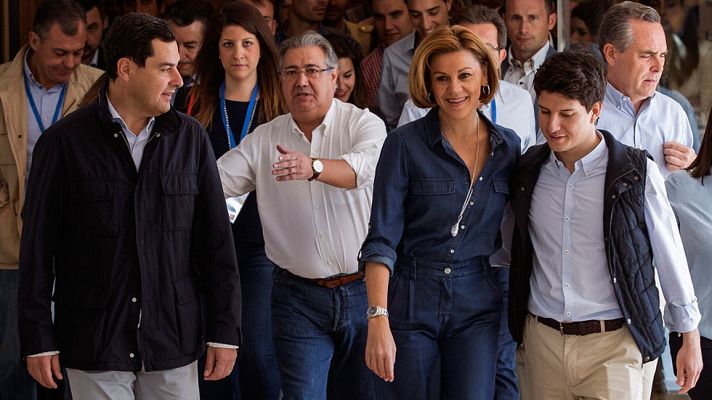 Telediario 1 - Cospedal ha participado en el congreso de las NNGG del PP