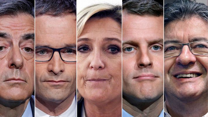 Telediario 1 - Emmanuel Macron es el favorito de estas elecciones