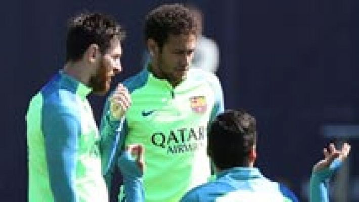 Telediario 1 - El Barça presiona al TAD para que Neymar juegue el Clásico