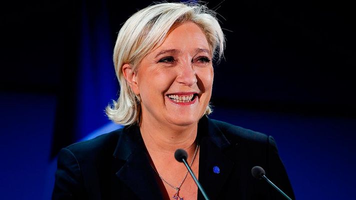 Telediario 1 - Marine Le Pen, "en nombre del pueblo"