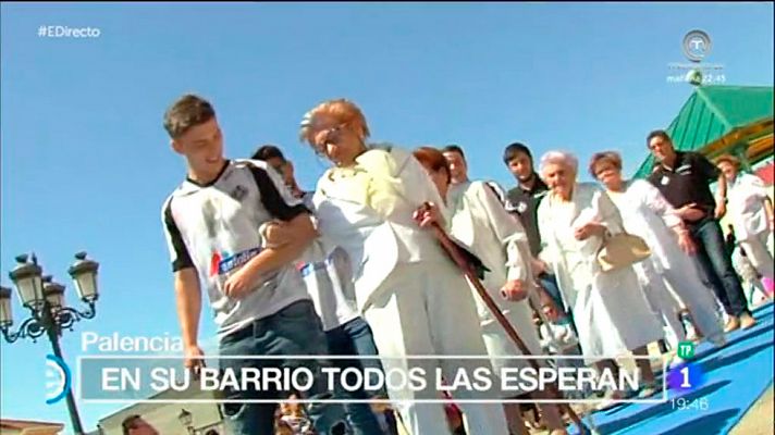 Una pasarela dorada para un barrio de Palencia