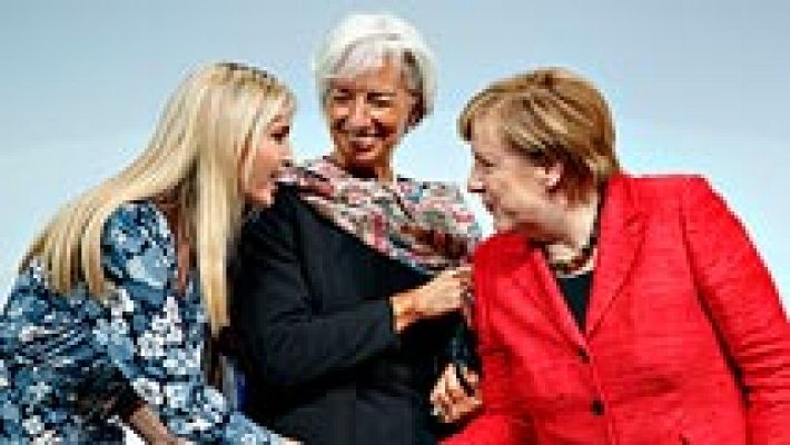 Telediario 1 - Ivanka Trump, abucheada en un foro de mujeres celebrado en Berlín