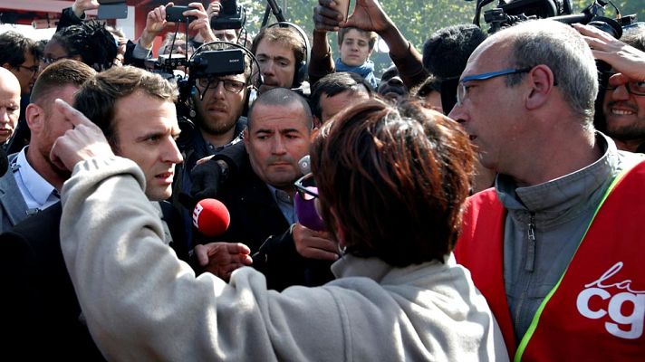 Telediario 1 - Macron y Le Pen continúan su campaña para hacerse con la presidencia de Francia