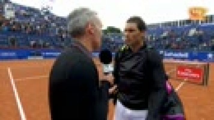 Nadal: "Es un orgullo poder jugar y ganar en la pista que lleva mi nombre"