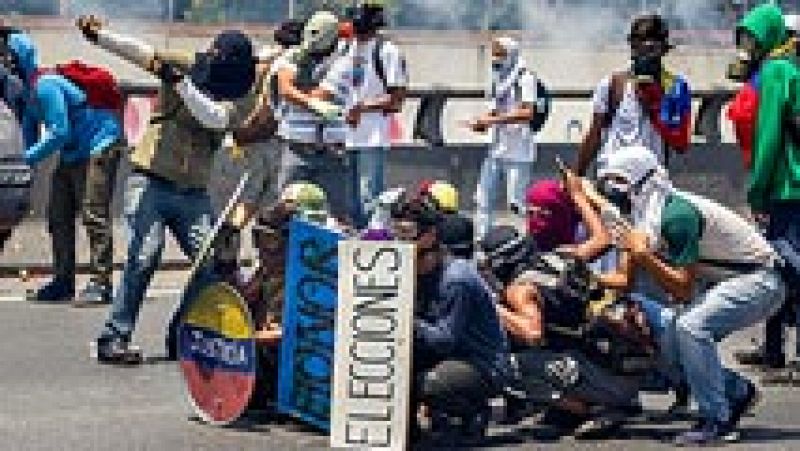 Las calles de Caracas viven una nueva jornada de protestas