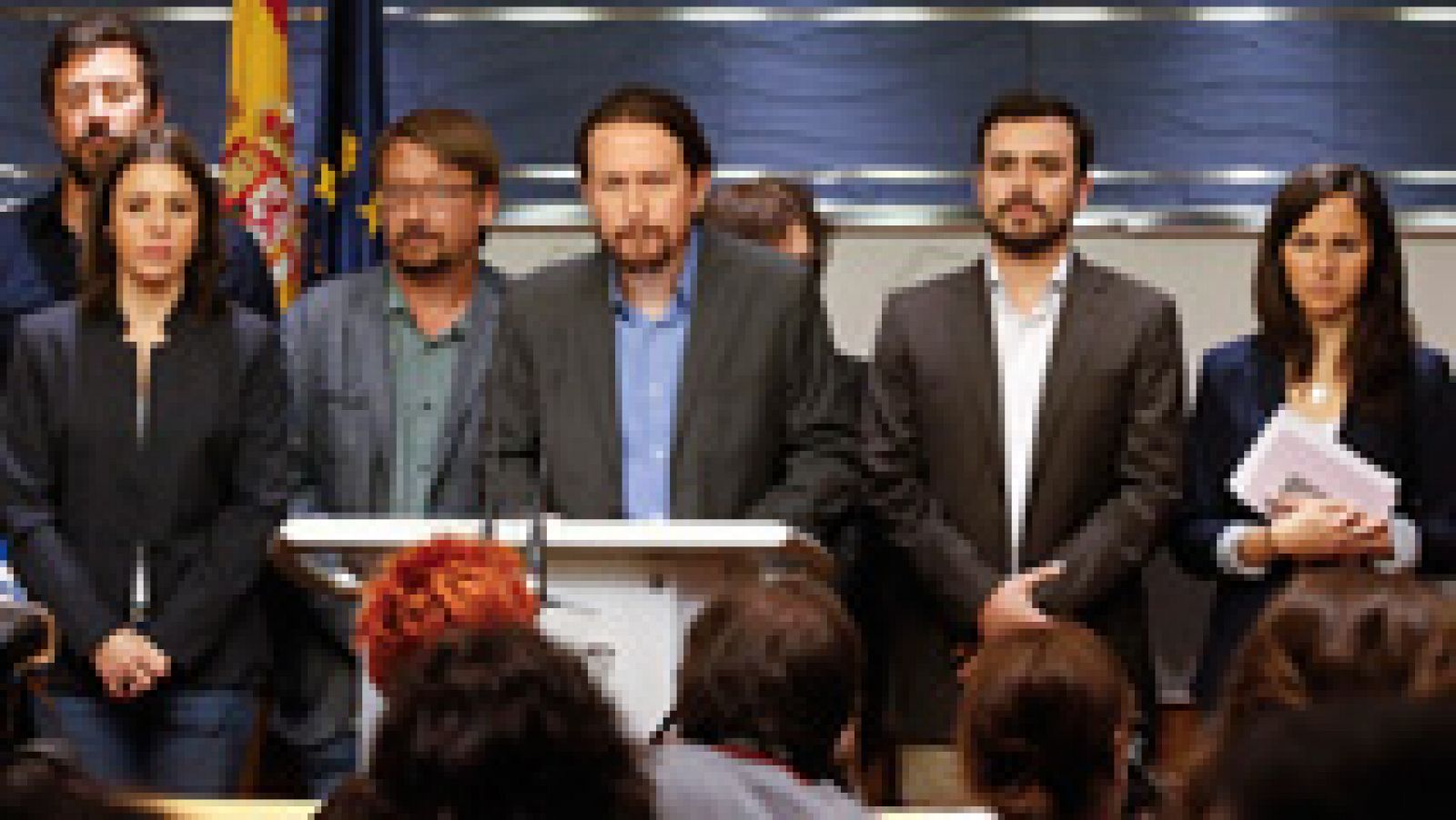 Telediario 1: Unidos Podemos presiona al PSOE y CS con una moción de censura contra Rajoy  | RTVE Play