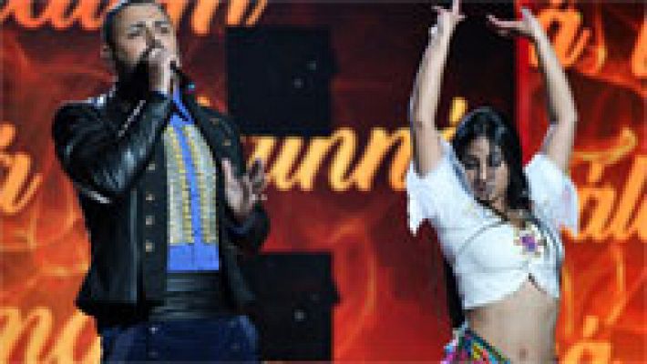 Eurovisión - Hungria: Joci Papai camta "Origo"