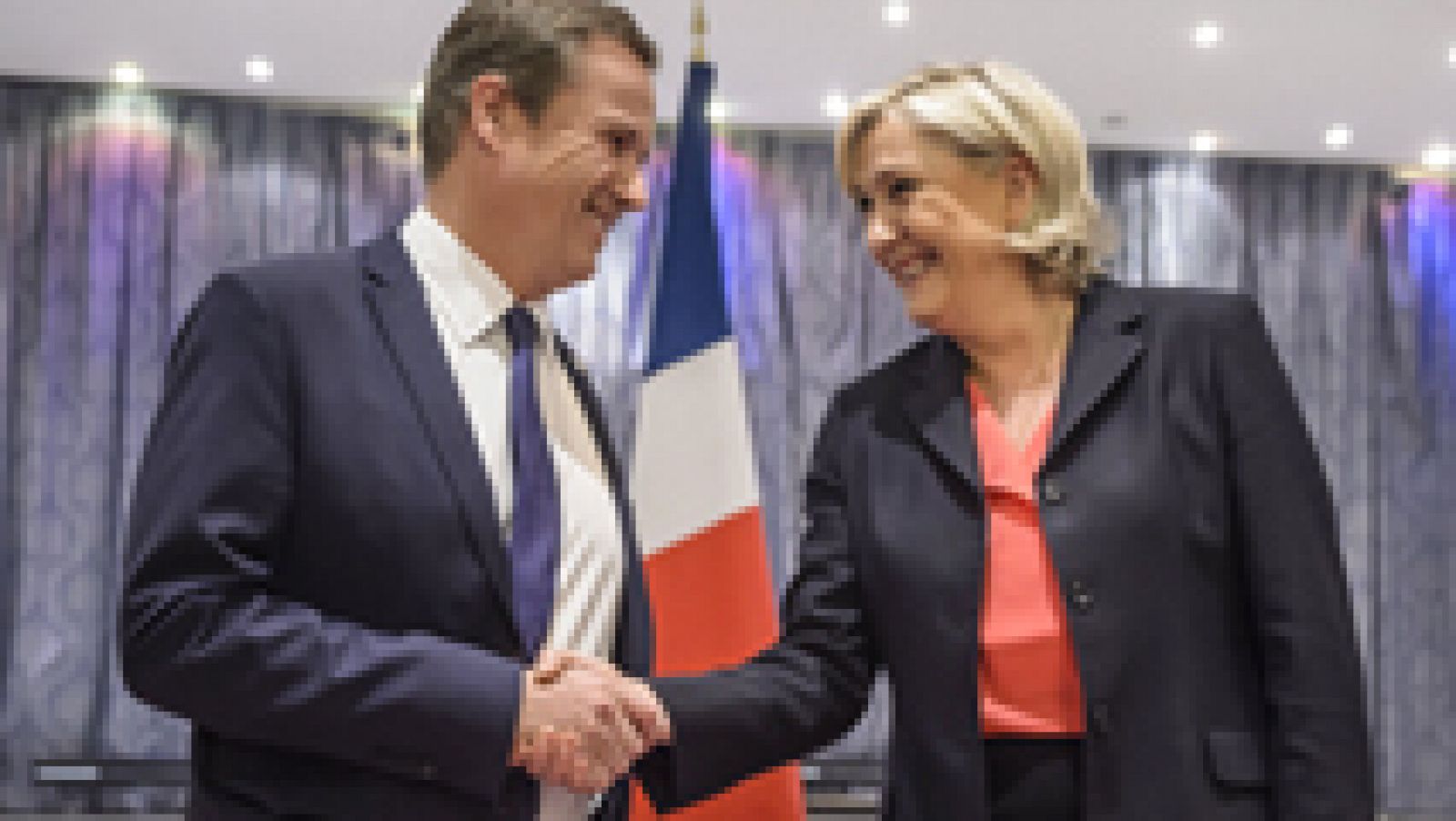 Telediario 1: Le Pen suma un nuevo aliado, el eurófobo Dupont-Aignan | RTVE Play