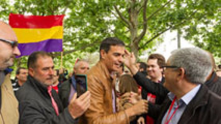 Los aspirantes del PSOE celebran actos para recoger avales