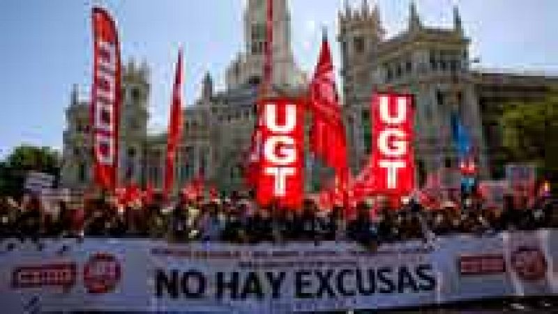 Los sindicatos piden a la patronal un acuerdo salarial durante el Primero de Mayo