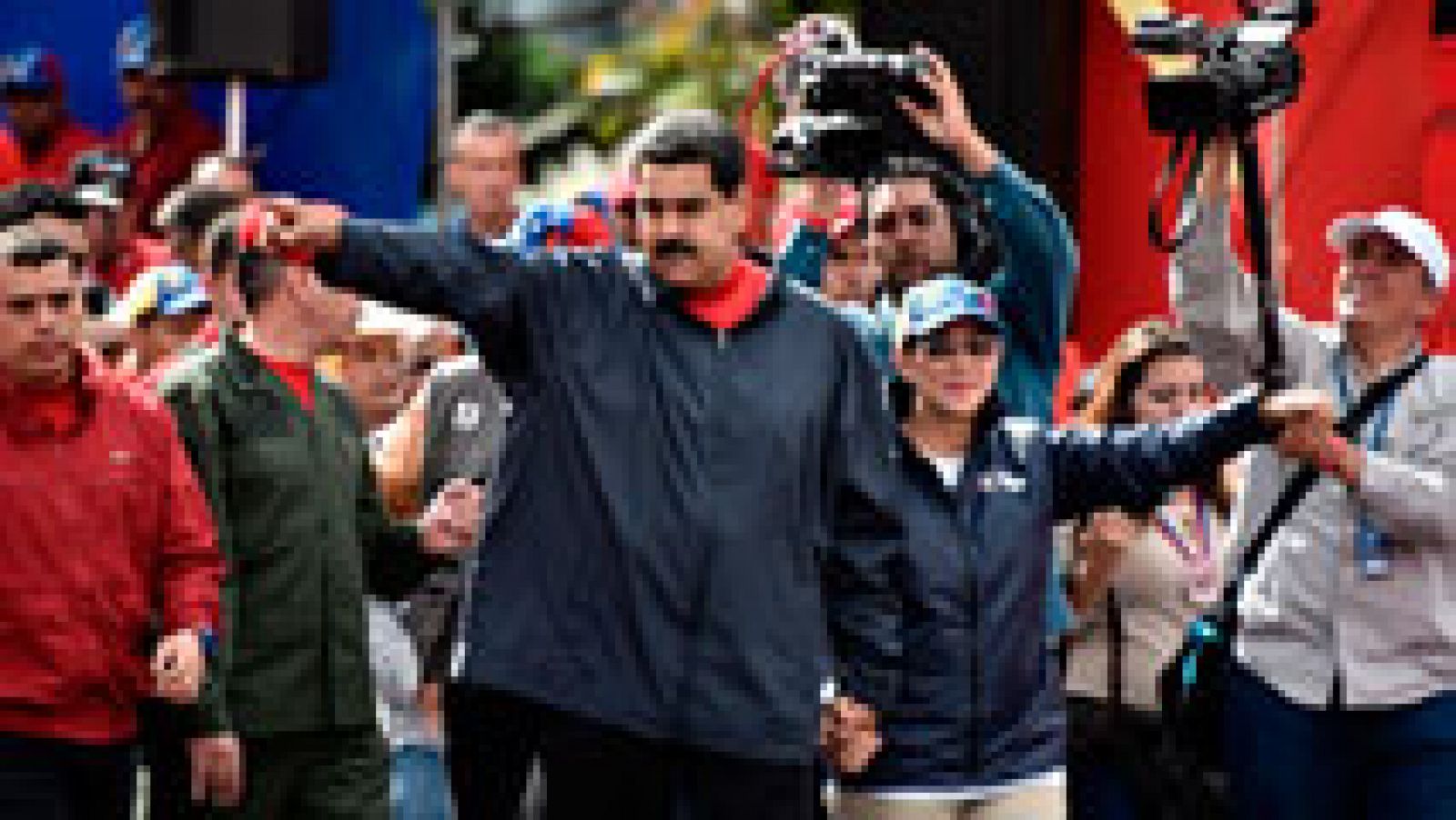 Sin programa: El presidente de Venezuela, Nicolás Maduro, convoca a una "Asamblea Nacional Constituyente" con la clase obrera | RTVE Play