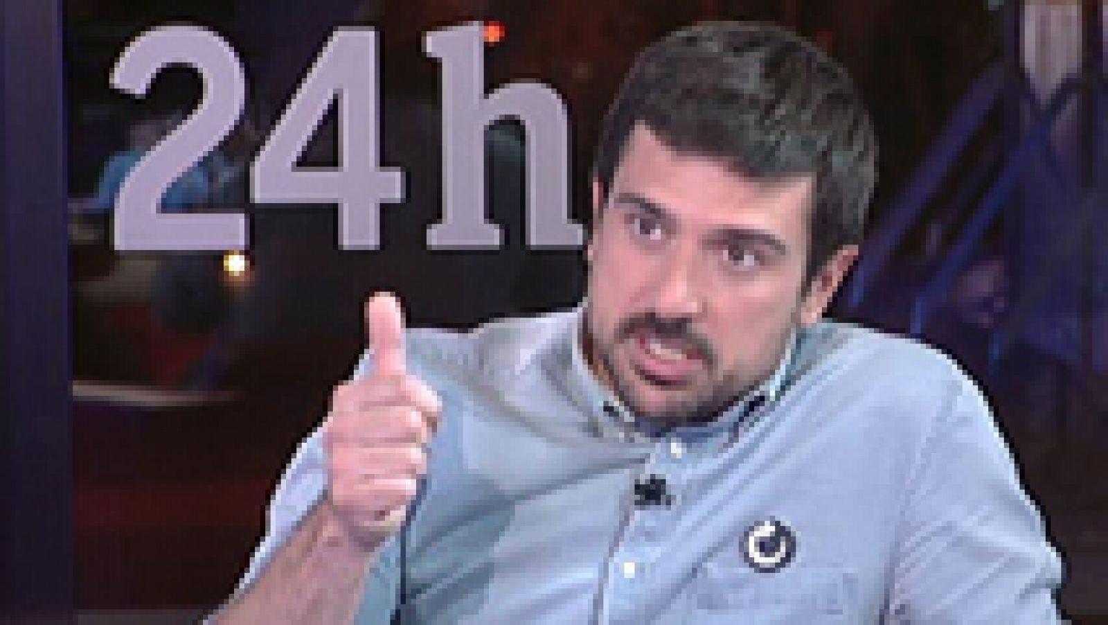 La noche en 24h: Ramón Espinar (Podemos): "La corrupción significa 70.000 enfermos en lista de espera en los hospitales de Madrid" | RTVE Play