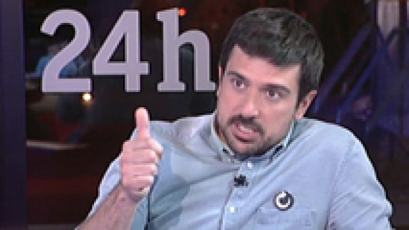 Ramón Espinar (Podemos): ¿La corrupción significa 70.000 enfermos en lista de espera en los hospitales de Madrid¿.