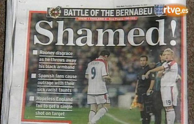 Deportes en el Archivo de RTVE - Cánticos racistas en el Bernabéu