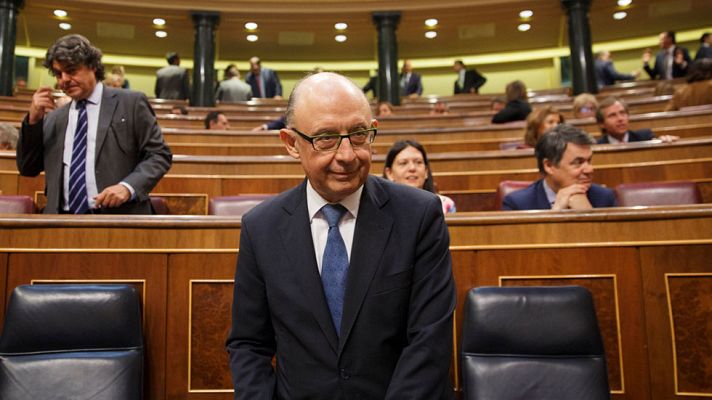 Telediario 1 - Montoro insiste en que la prioridad de los Presupuestos es el gasto social