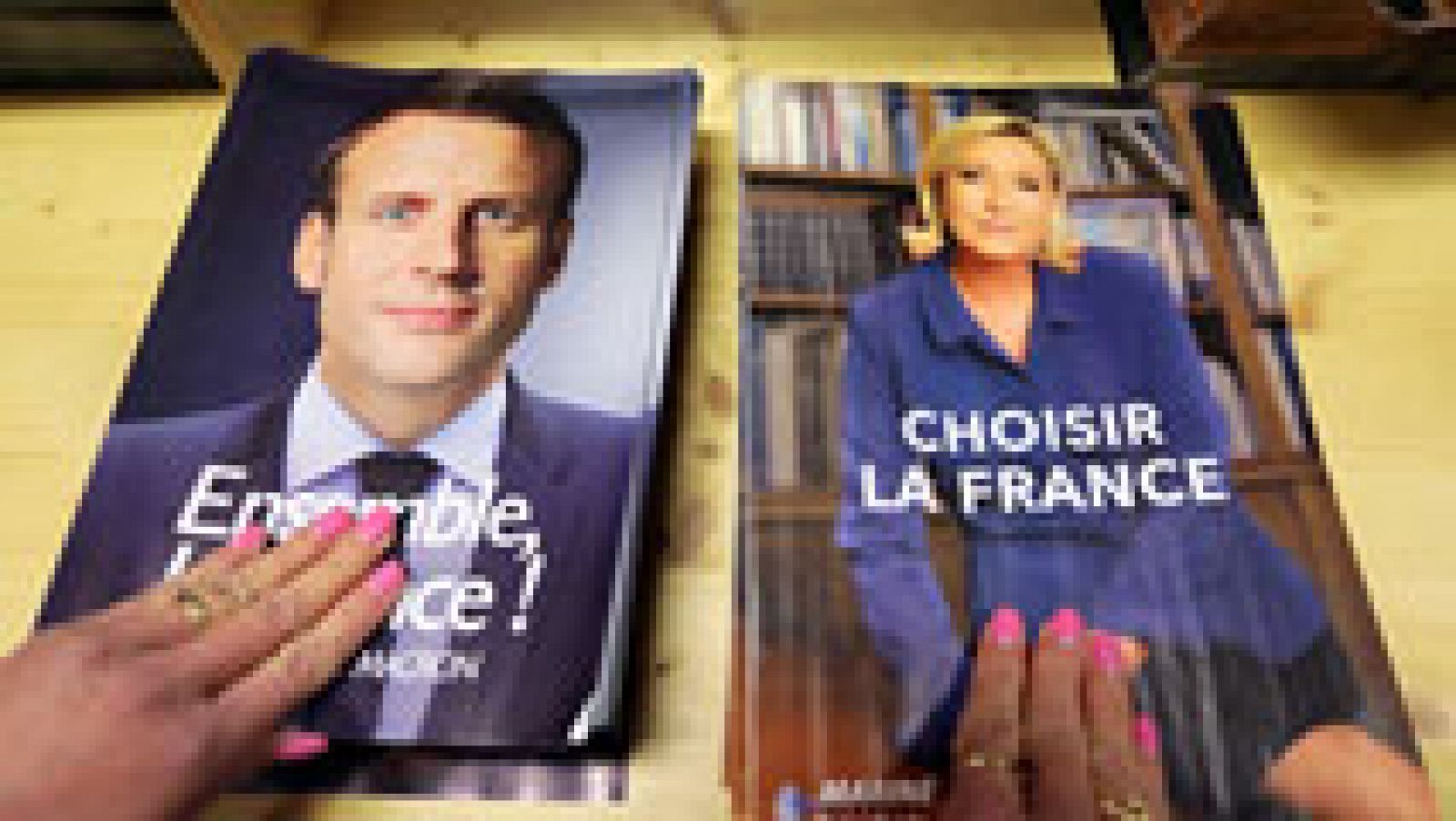 Telediario 1: Emmanuel Macron mantiene su ventaja en las encuestas sobre Marine Le Pen | RTVE Play