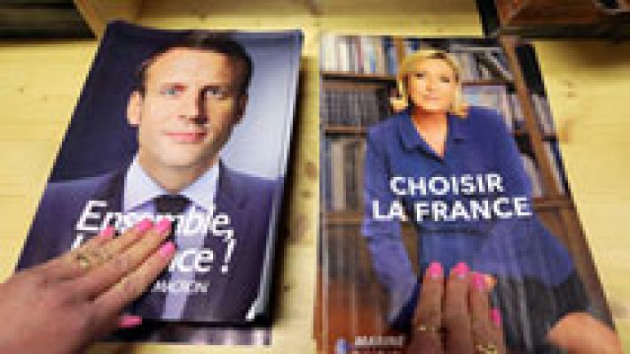 Telediario 1 - Emmanuel Macron mantiene su ventaja en las encuestas sobre Marine Le Pen