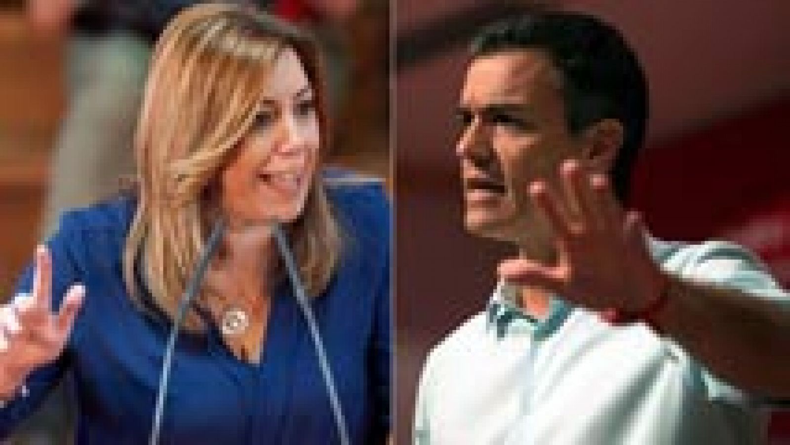 Sin programa: Susana Díaz obtiene 63.517 avales y gana por poco la batalla a Pedro Sánchez, que presenta 57.369 | RTVE Play