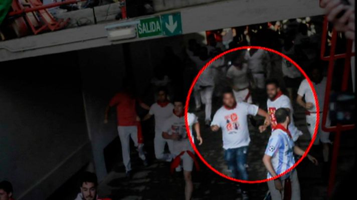 Telediario 1 - El fiscal pide 22 años y 10 meses de prisión para los cinco acusados de violar a una joven en los sanfermines