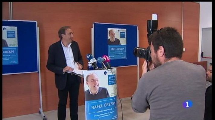 Informatiu Balear - Rafel Crespí, candidat a rector de l'UIB