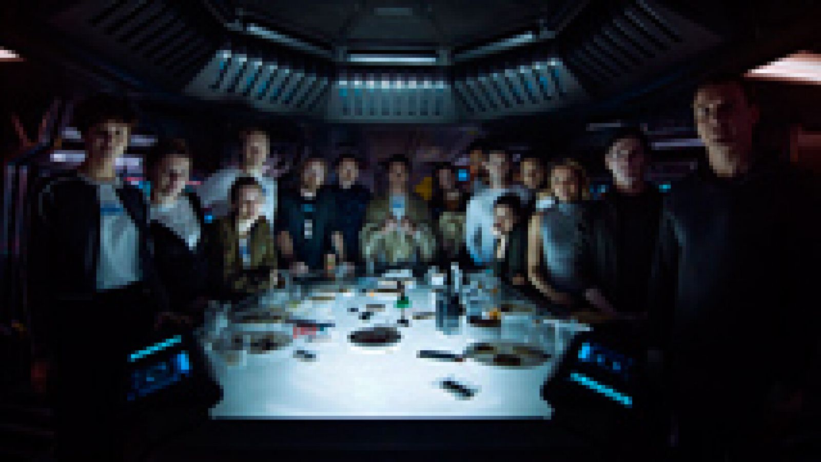 La última cena de la tripulación de la 'Covenant' de 'Alien Covenant'